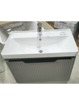 Подвесная тумба Ламис в комплекте с раковиной Selina (700 мм)